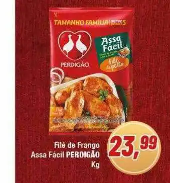 Rede Economia Filé de frango assa fácil perdigão kg oferta