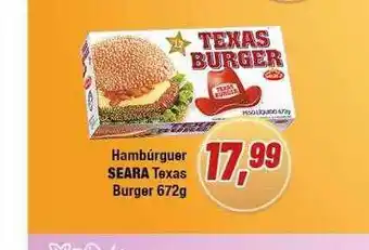 Rede Economia Hambúrguer seara texas burger oferta