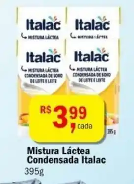 Ultrabox Mistura lactea Condensada Italac 395g oferta