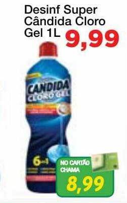 Desinf super cândida cloro gel
