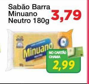 Sabão barra minuano neutro