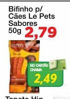 Chama Supermercados Bifinho p cães le pets sabores oferta