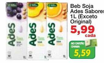Beb soja ades sabores