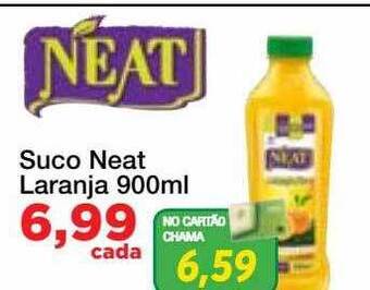 Chama Supermercados Suco neat laranja oferta