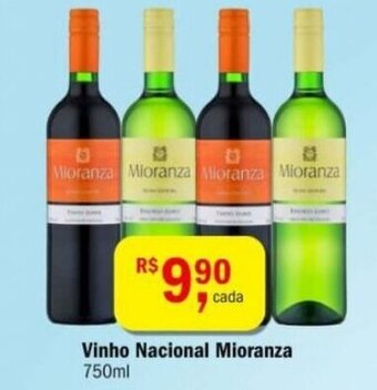 Ultrabox Vinho Nacional Mioranza 750ml oferta