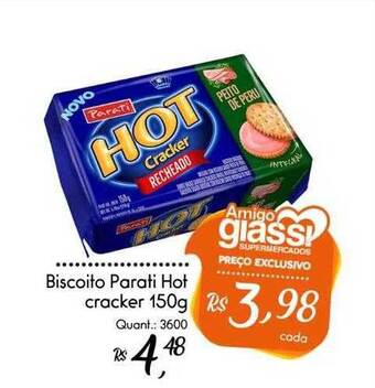 Giassi Supermercados Biscoito parati hot cracker oferta