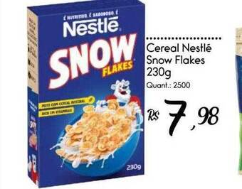 Giassi Supermercados Cereal nestlé snow flakes oferta