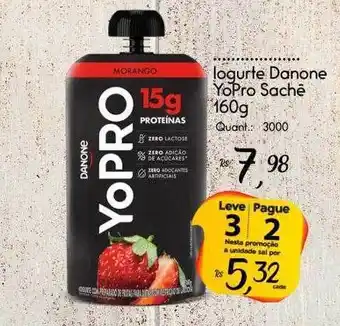 Giassi Supermercados Iogurte danone yopro sachê oferta