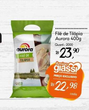 Giassi Supermercados Filé de tilápia aurora oferta