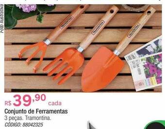 Leroy Merlin Conjunto de ferramentas 3 peças tramontina oferta