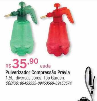 Pulverizador compressão prévia