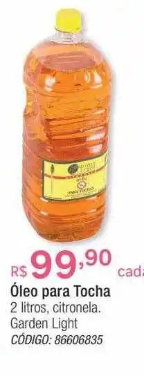 Óleo para tocha