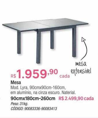 Leroy Merlin Mesa oferta