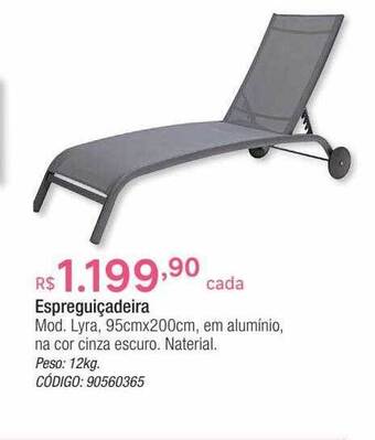 Leroy Merlin Espreguiçadeira oferta