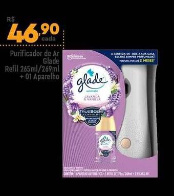 Supper Rissul Purificador de ar glade refil + 01 aparelho oferta