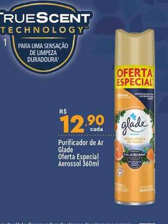 Supper Rissul Purificador de ar glade oferta especial aerossol oferta