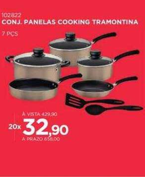 Benoit Conj. panelas cooking tramontina oferta