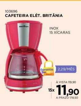 Benoit Cafeteira elét britânia oferta