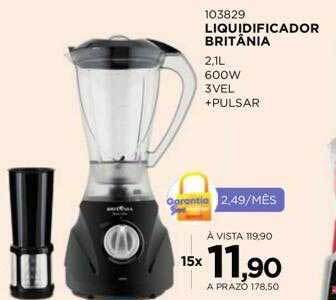 Benoit Liquidificador britânia oferta