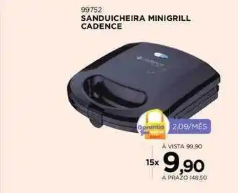Benoit Sanduicheira minigrill cadence oferta