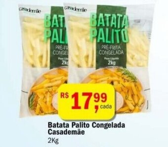 Ultrabox Batata Palito Congelada Casademae 2kg oferta
