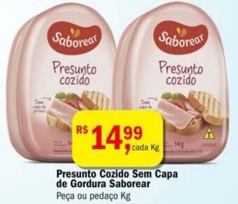 Ultrabox Presunto cozido sem capa de gordura Saborear 1kg oferta