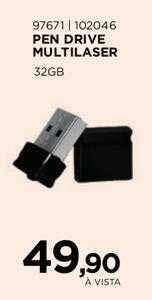 Benoit Pen drive multilaser oferta
