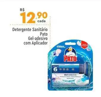 Detergente sanitário pato gel-adesivo com aplicador