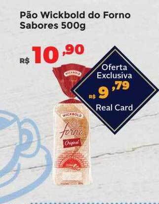 Villarreal Supermercados Pão wickbold do forno sabores oferta