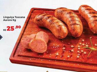 Villarreal Supermercados Linguiça toscana aurora kg oferta