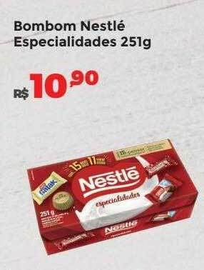 Villarreal Supermercados Bombom nestlé especialidades oferta