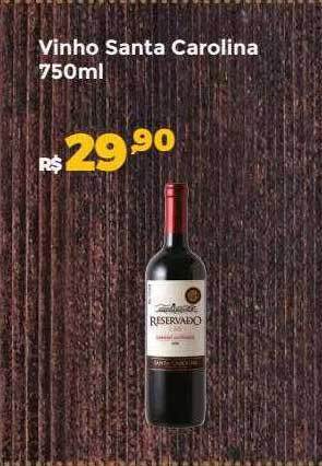 Villarreal Supermercados Vinho santa carolina oferta