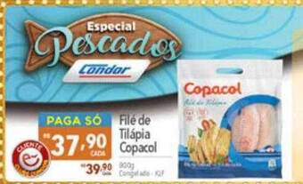 Supermercados Condor Filé de tilápia copacol oferta