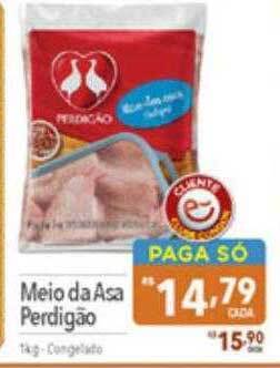 Supermercados Condor Meio da asa perdigão oferta