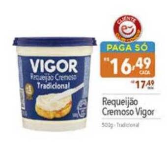 Supermercados Condor Requeijão cremoso vigor oferta