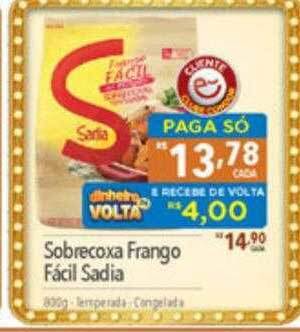 Supermercados Condor Sobrecoxa frango fácil sadia oferta