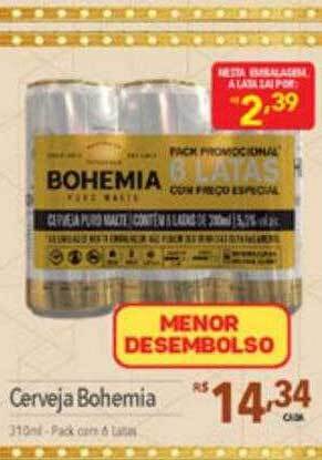 Supermercados Condor Cerveja bohemia oferta