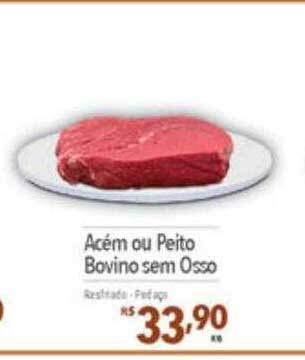 Acém ou peito bovino sem osso
