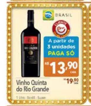 Supermercados Condor Vinho quinta do rio grande oferta