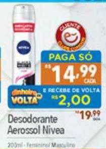 Supermercados Condor Desodorante aerossol nivea oferta
