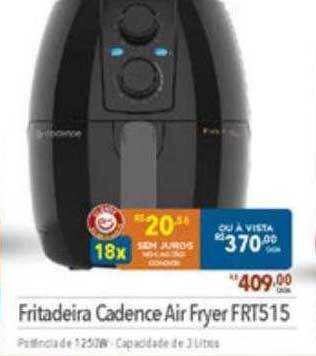 Supermercados Condor Fritadeira cadence air fryer frt515 oferta