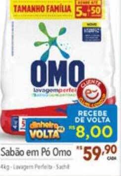 Supermercados Condor Sabão em pó omo oferta