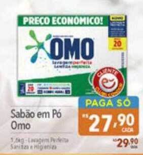 Supermercados Condor Sabão em pó omo oferta