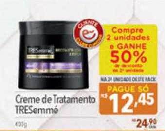Supermercados Condor Creme de tratamento tresemmé oferta