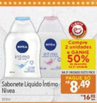Supermercados Condor Sabonete liquido intimo nivea oferta