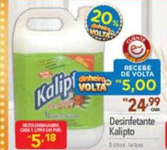 Supermercados Condor Desinfetante kalipto oferta