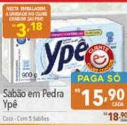 Supermercados Condor Sabão em pedra ypê oferta