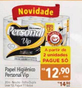Supermercados Condor Papel higiênico personal vip oferta