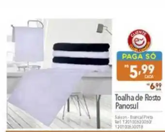 Supermercados Condor Toalha de rosto panosul oferta