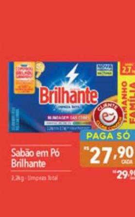 Supermercados Condor Sabão em pó brilhante oferta